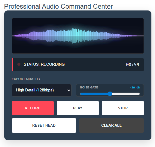 High quality website audio recorder software